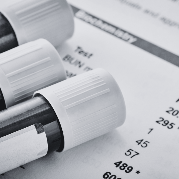 blood tubes: test results for cancer diagnosis